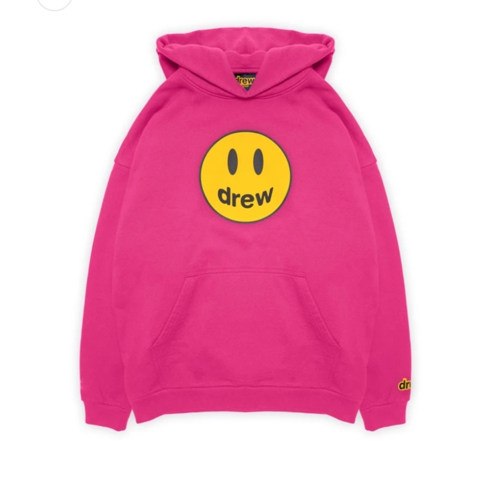 COPY - Drew House XS mascot hoodie 
magenta